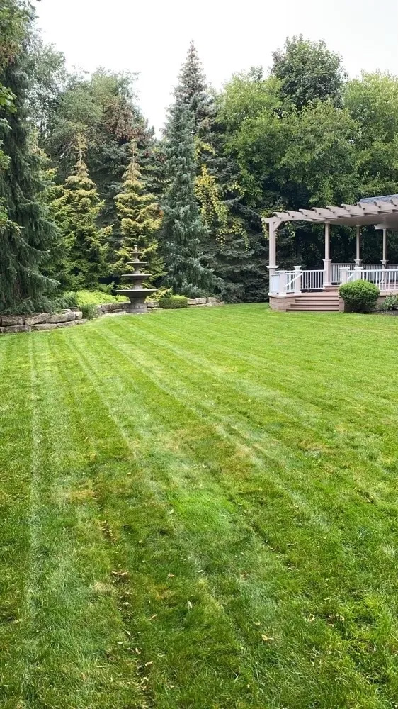 Lawn maintenance by Gladstone Property Services in the Greater Toronto Area